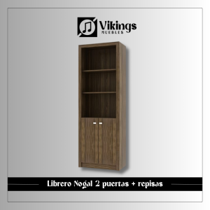 Librero 2 Puertas + Repisas