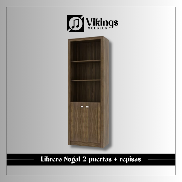 Librero 2 Puertas + Repisas