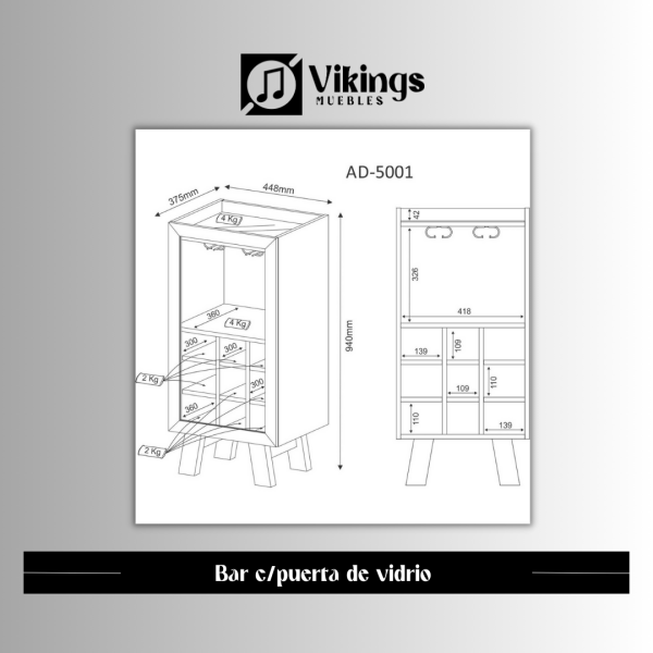 Bar con Puerta de vidrio - Imagen 3