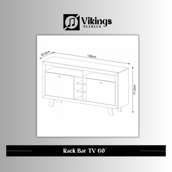 Rack Bar TV 60" - Imagen 3