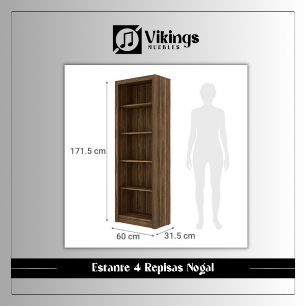 Estante 4 Repisas - Imagen 2