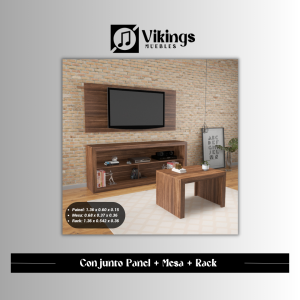Conjunto Panel-Mesa-Rack
