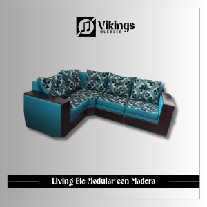 Living L Modular con Madera