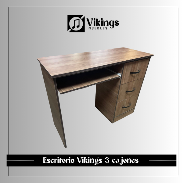 Escritorio Vikings Tres Cajones - Imagen 3