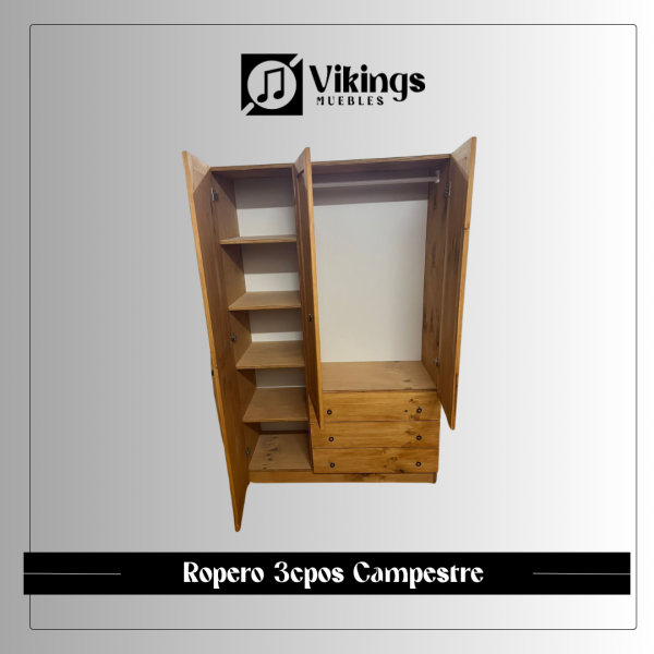 Ropero Tres Cuerpos Campestre - Imagen 2