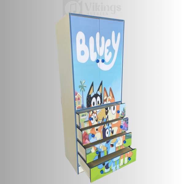 Ropero Dos Cuerpo Infantil Diseño Bluey - Imagen 3