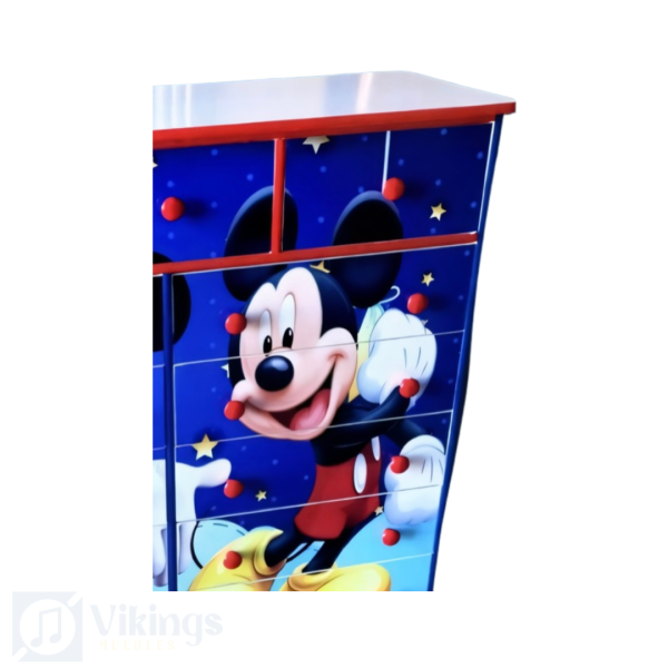 Comoda Once Infantil Diseño Mickey Mouse - Imagen 3