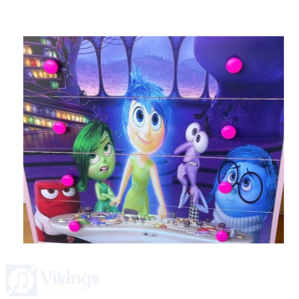 Comoda Cuatro Infantil Diseño Intensamente - Imagen 2