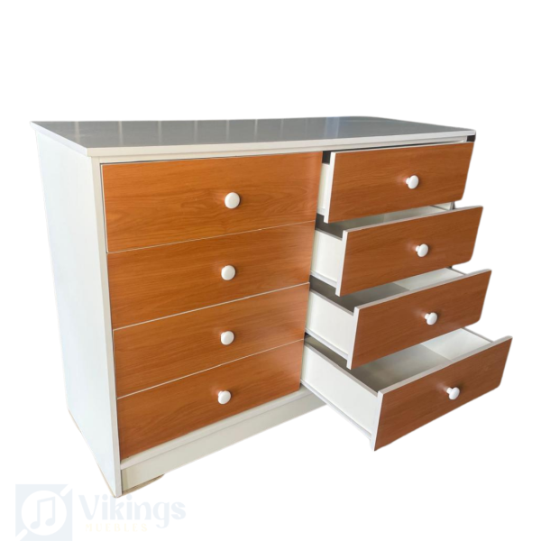 Comoda Doble Melamina Peral - Imagen 2