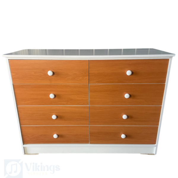 Comoda Doble Melamina Peral - Imagen 3