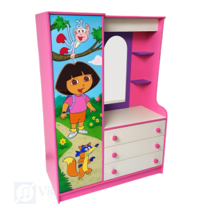 Ropero Infantil 3 en 1 Diseño Dora, la Exploradora