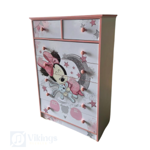 Comoda Siete Infantil Diseño Minnie Mouse